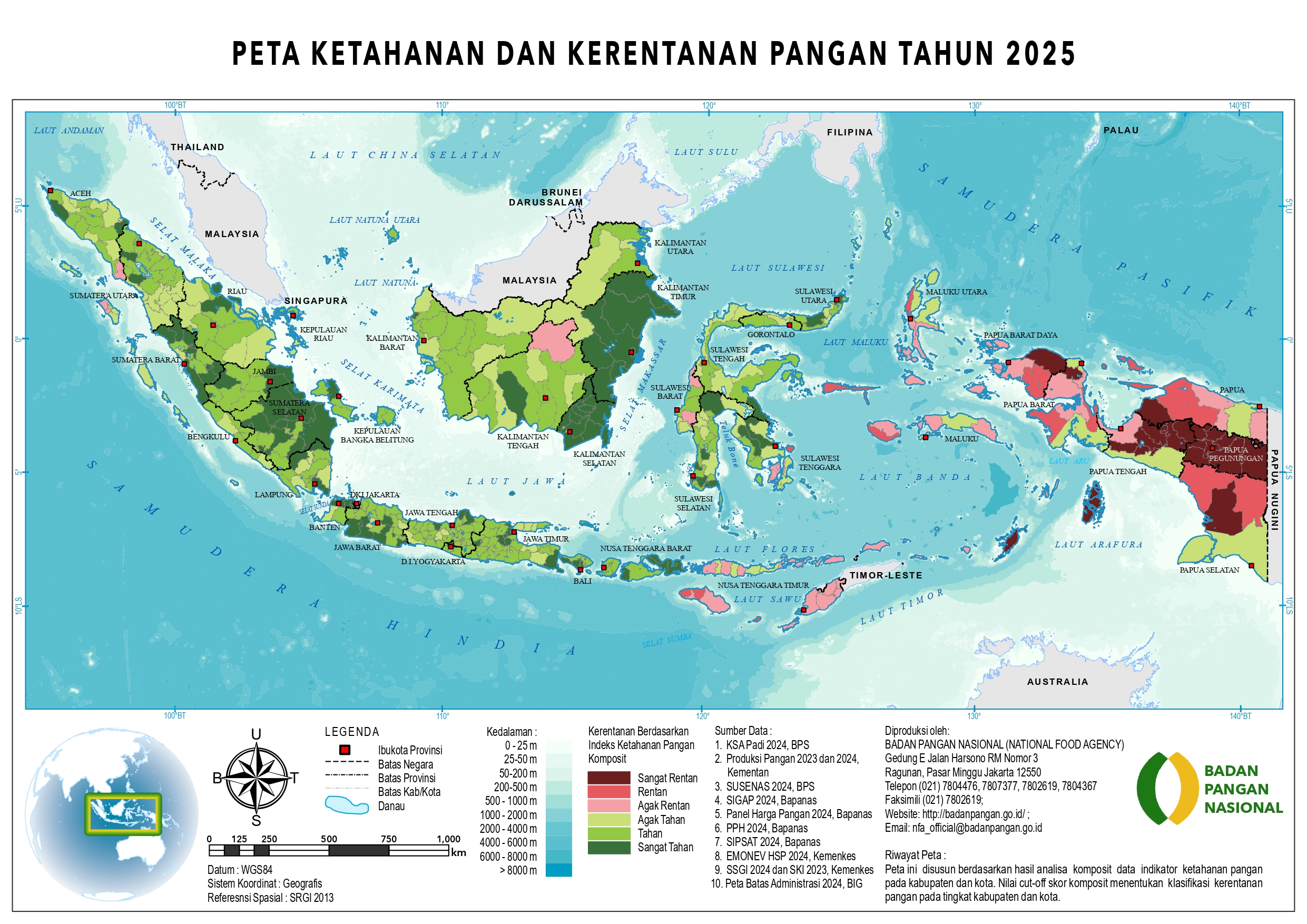 Peta FSVA Indonesia